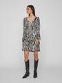 VIFINI L/S SHORT DRESS - NOOS 34 Normal geschnitten - Black