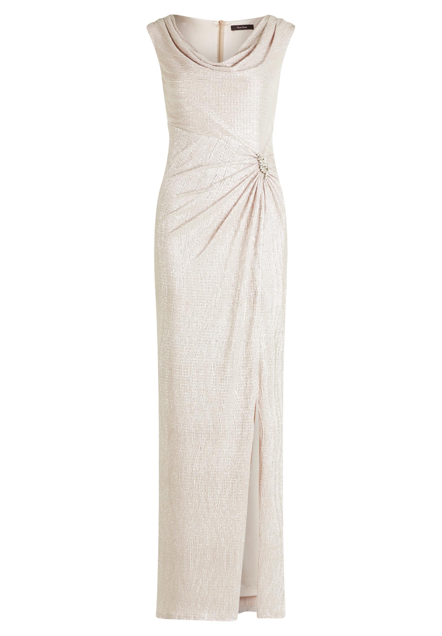 Abendkleid 40 Figurbetont - Cream/silver