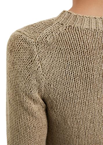 Strickpullover slim Beige XS