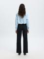 SLFWIDE BEA-KORI HW JEANS NOOS 27/32 Weiter Beinschnitt - Black Denim