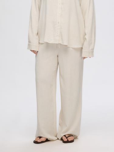 SLFVIVA-GULIA HW LONG SUN PANT NOOS 38 Normal geschnitten - Sandshell