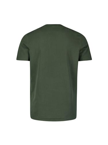 T-Shirt Crewneck Peached XXL Regular Fit - Dark Green