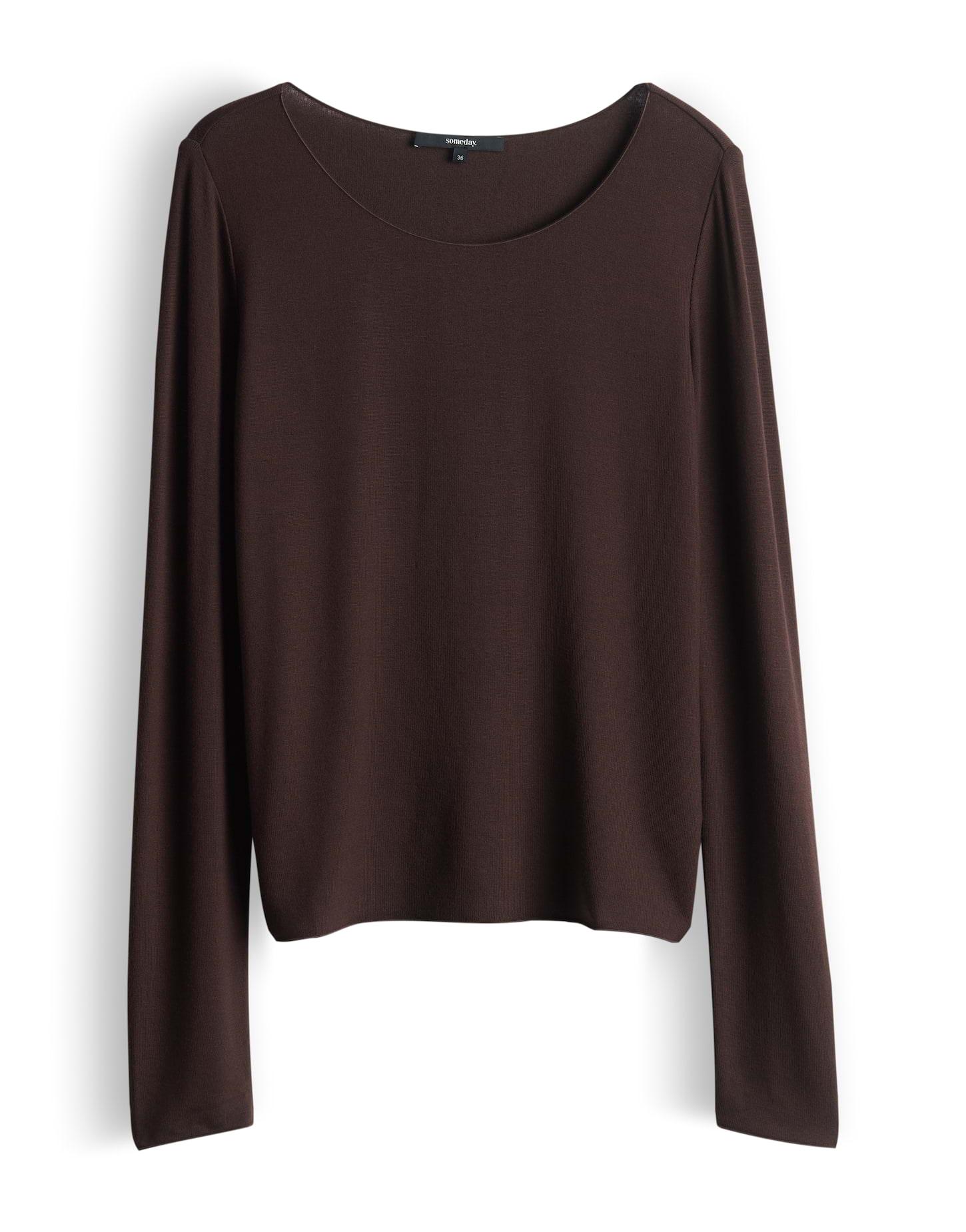 Langarmshirt "Kirosa" - Braun / 40