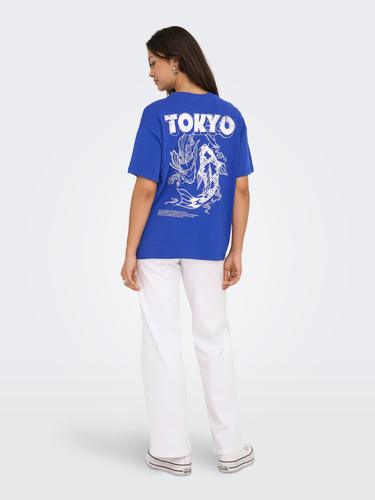 ONLVIVVI LIFE S/S LOVELY TOP JRS L Normal geschnitten - Surf The Web