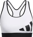 adidas Damen Believe This Medium-Support Workout Logo Sport-BH XS in Schwarz