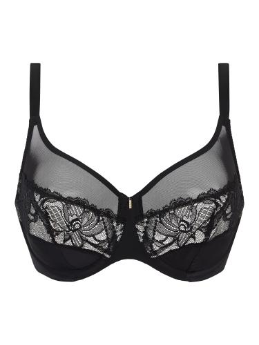 Orangerie Dream Sehr bedeckender Bügel-BH 75 C - Schwarz