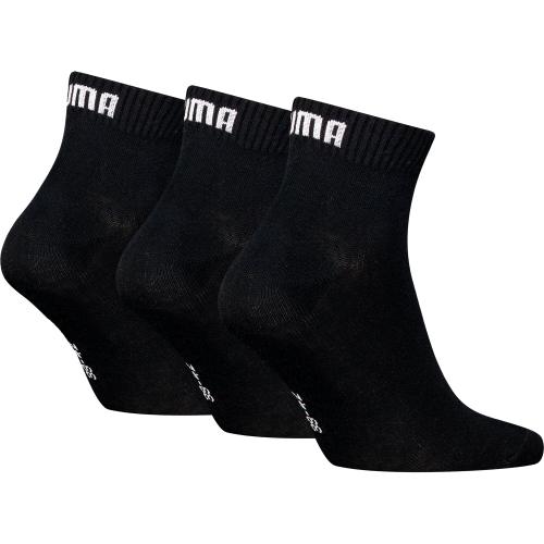 PUMA Herren Socken UNISEX QUARTER PLAIN 3P 43-46 in Schwarz