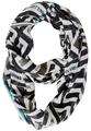 Print Loopschal A - Black