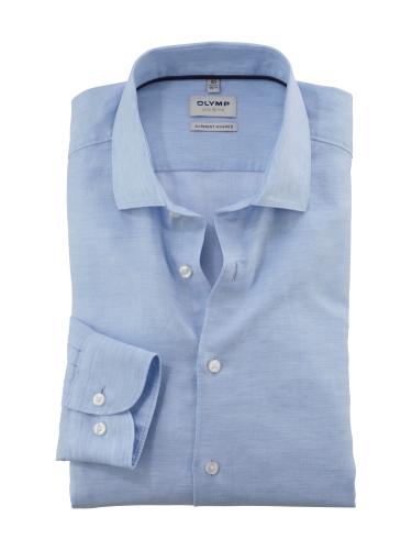 OLYMP Level Five garment washed 43 body fit - Bleu