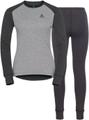 ODLO Damen Funktionsunterwäsche "Active Warm Eco" Set 2-teilig S in Grau