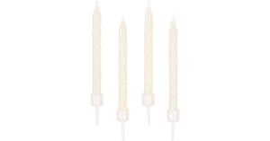 Geburtstagskerzen "Glow in the Dark", 10 Stück