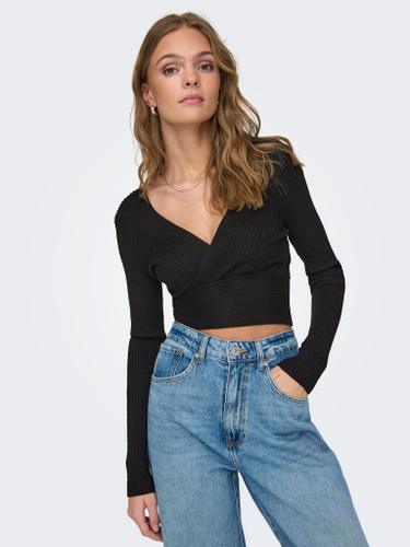 ONLHONOR LS V-NECK CC KNT