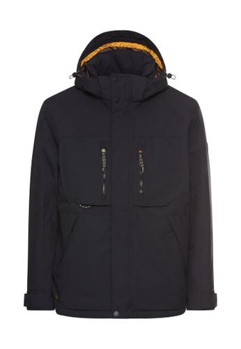 teXXXactive® Jacke mit abnehmbarer Kapuze 54 Regular Fit - Dark Navy