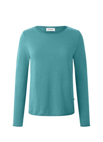 Pullover Rundhals 1/1 Arm 46 Regular Fit - Glacier Green