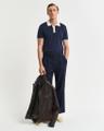 Poloshirt aus Modalmischung Blau L