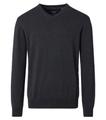 Pullover mit V-Ausschnitt uni 004430 XL - Anthrazit