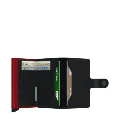 Secrid Kartenetui Portemannaie Miniwallet RFID Schwarz|Rot
