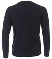 Pullover mit V-Ausschnitt uni 004430 M - Blau
