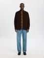 SLHREGDANNI CORD BD LS SHIRT NOOS M Normal geschnitten - Demitasse