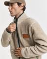 Fleecejacke aus Wollmix XXL - Oat Melange