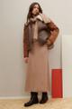 Pullover Wollmischung Braun 34