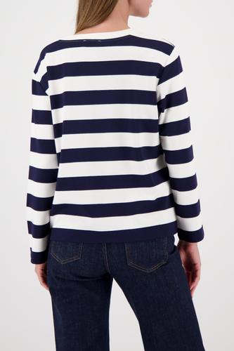 Sweatshirt mit Streifen 38 - Marine Ringel