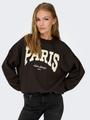 JDYMESA L/S O-NECK EMB SWEAT JRS NOOS L Normal geschnitten - Ganache