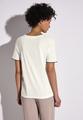 Basic Shirt mit Deko-Tape Weiß 42