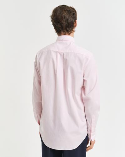 Regular Fit Classic Popeline Hemd M - Light Pink