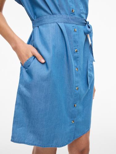 VINORI S/S SHIRT DRESS - NOOS 38 Normal geschnitten - Medium Blue Denim