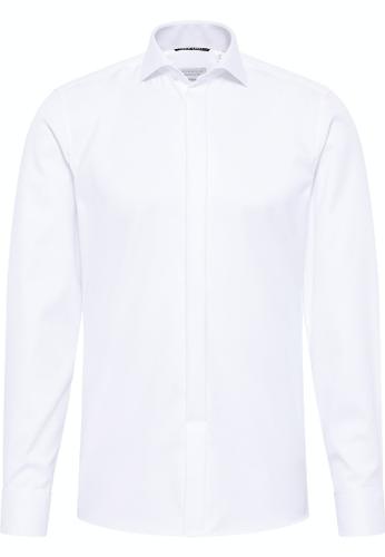 Cover Shirt Twill super langer Arm (72 cm) Weiß 44/Langarm - 67cm