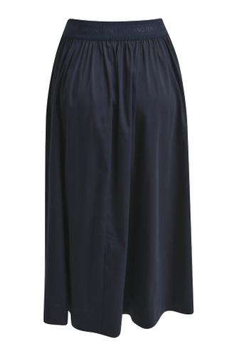 Midiskirt w elastic waistband Blau 42