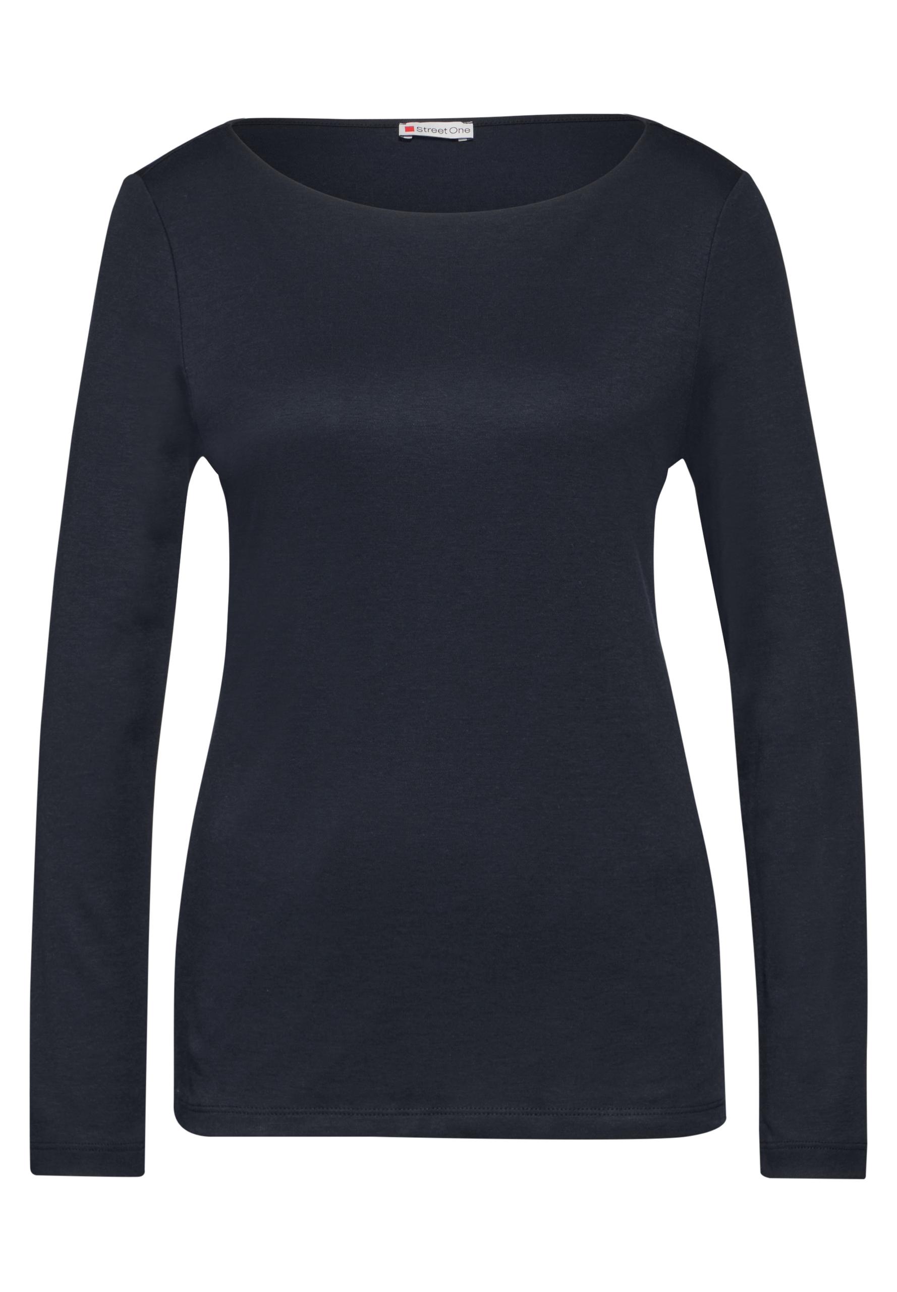Shirt mit U-Boot-Ausschnitt 36 - Deep Blue