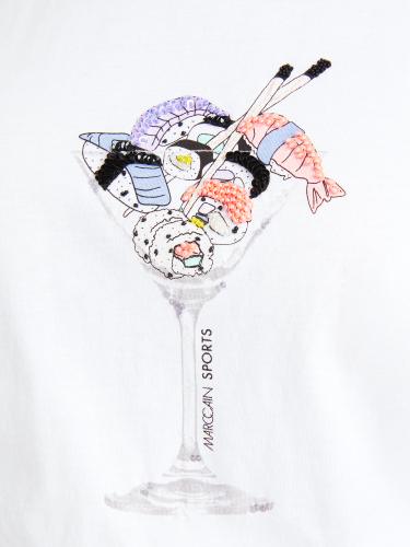 T-Shirt mit 3D-Applikation 40 - White