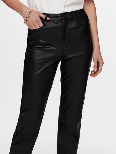 ONLEMILY HW ST ANK FAUX LEATHER PNT