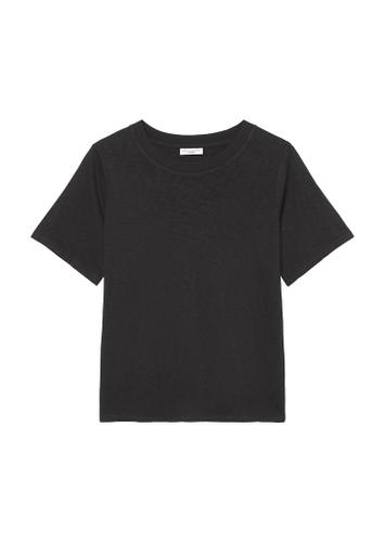 Slub-Jersey-T-Shirt loose Blau L