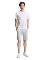 Sweat Shorts mit detailliertem Kordelzug XXL Regular Fit - Light Stone Grey Melange