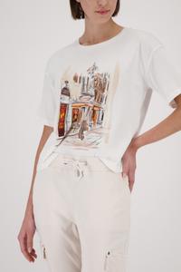 T-Shirt mit Print 44 - Off-white