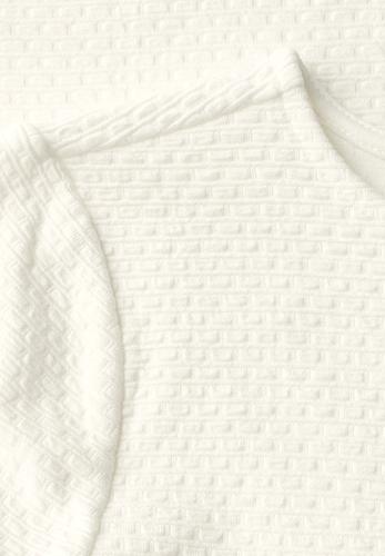 Weiches Strukturshirt Weiß 38