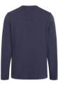 Henleyshirt aus nachhaltigem Organic Cotton Blau L