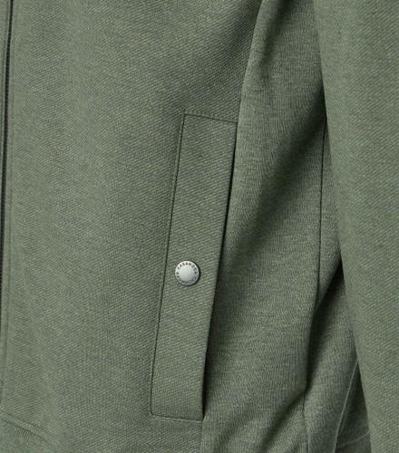 Sweatjacke M Basic Circular Knit - Grün