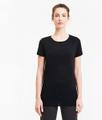 PUMA Damen T-Shirt Studio Lace Keyhole XS in Schwarz