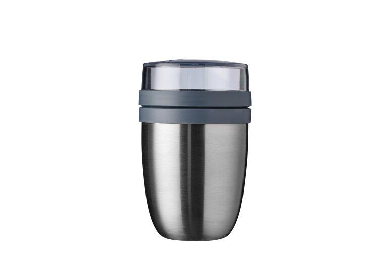 thermo lunchpot ellipse - edelstahl gebürstet