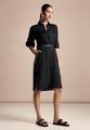 Hemdblusen Leinen Kleid 34 - Black