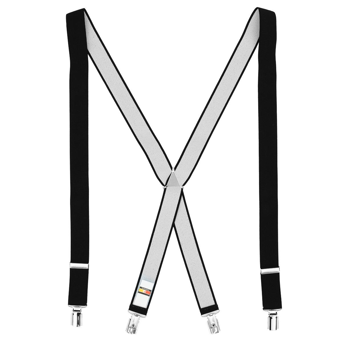 Hosenträger LINDENMANN X-Form 120 - Schwarz