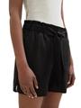 Paperbag-Shorts mit TENCEL™ Lyocell XS Relaxed Fit - Deep Black