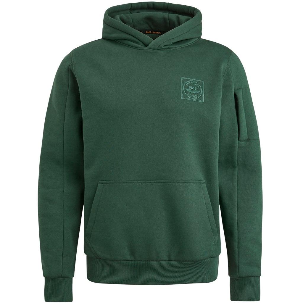 Hooded 3T Cross Fleece Grün XL