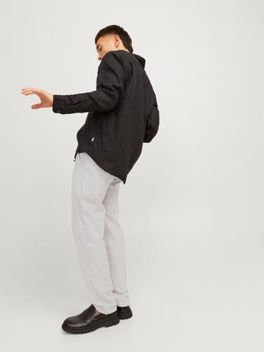 JPSTACE SUMMER LINEN BLEND CHINO PANT SN 34/32 Verjüngt - Crockery