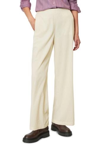 Cordhose straight 44 - Creamy White