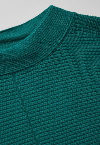 Strukturmix Dolman Pullover XL - Petrol Green